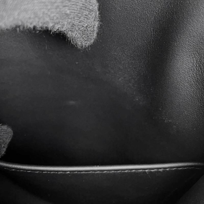 エルメス ボディバッグ ケリー アッカドPM ブラック/シルバー金具 トゴ W刻印 メンズ 黒