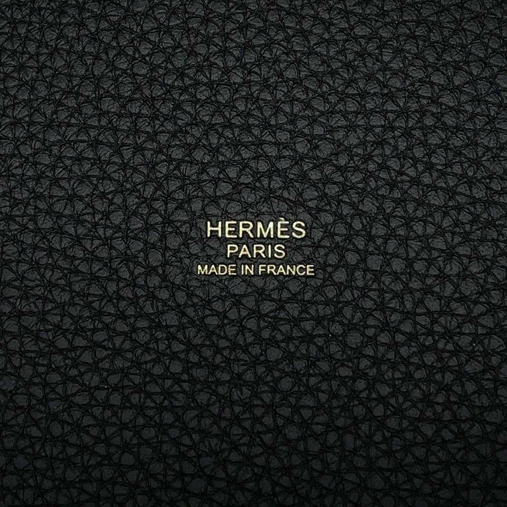 エルメス ハンドバッグ ピコタンロックPM ブラック/ゴールド金具 トリヨンクレマンス K刻印 黒