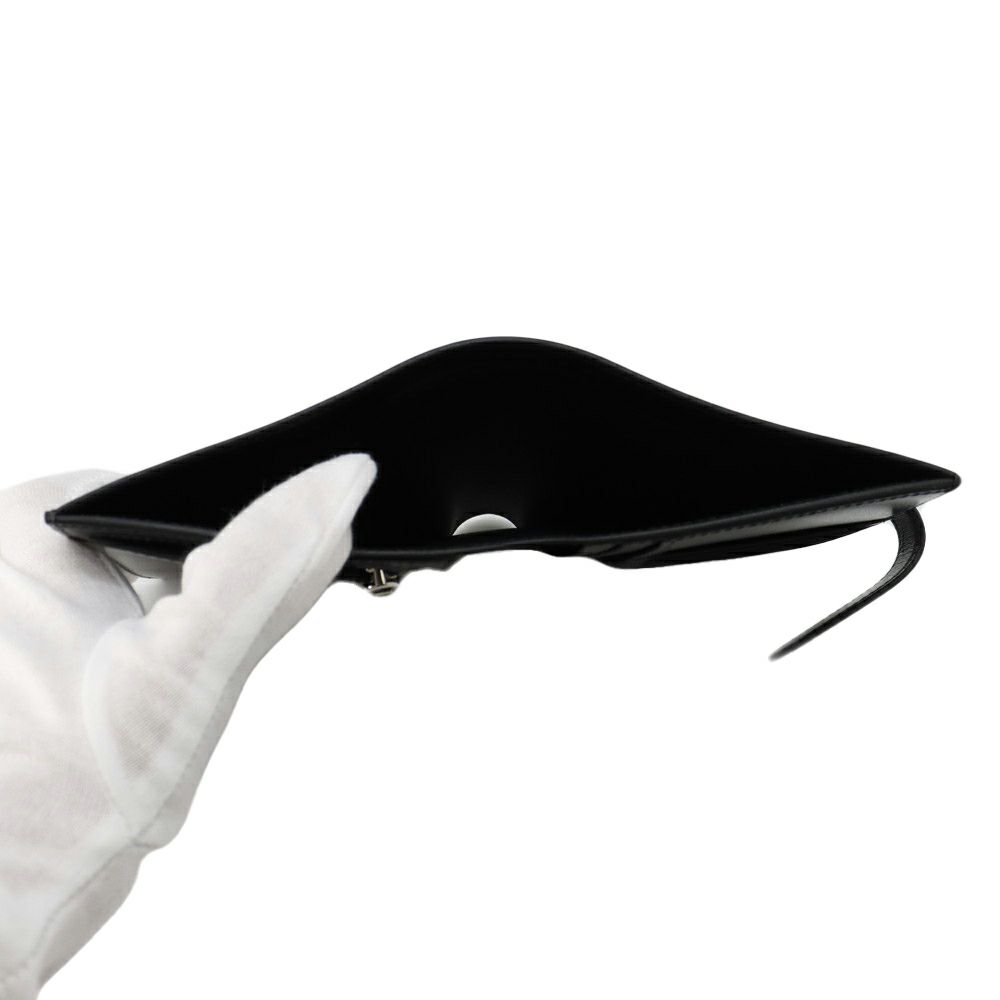 エルメス 二つ折り財布 ベアンコンパクト モノクローム ブラック/ブラック金具 ボックスカーフ W刻印 黒