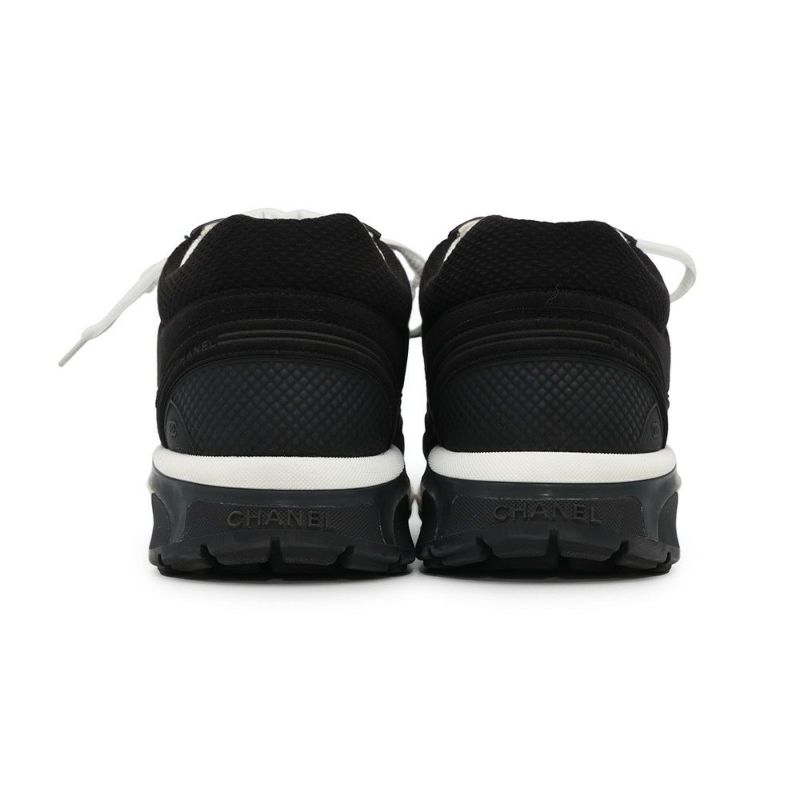 シャネル スニーカー ココマーク スエード メンズサイズ43 G45078 CHANEL 靴 黒