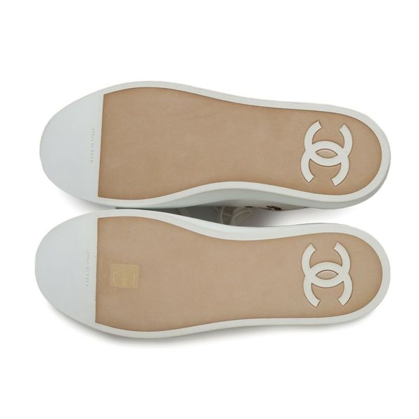 シャネル スニーカー ココマーク スリッポン メンズサイズ43 G31747 CHANEL 靴 白