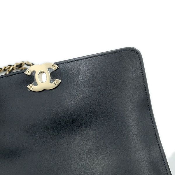 シャネル チェーンショルダーバッグ ココマーク マトラッセ パテント AS4511 CHANEL 黒