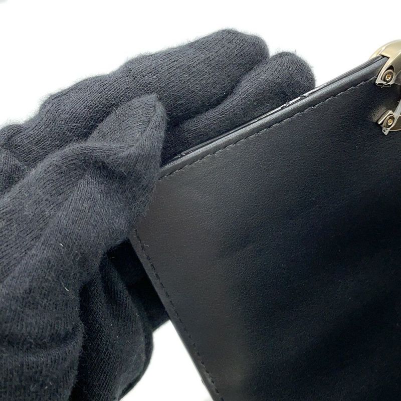 シャネル チェーンショルダーバッグ ココマーク マトラッセ パテント AS4511 CHANEL 黒