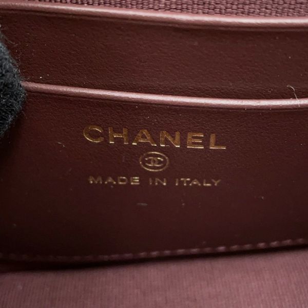 シャネル チェーンショルダーバッグ マトラッセ ココマーク キャビアスキン AP4016 CHANEL 黒