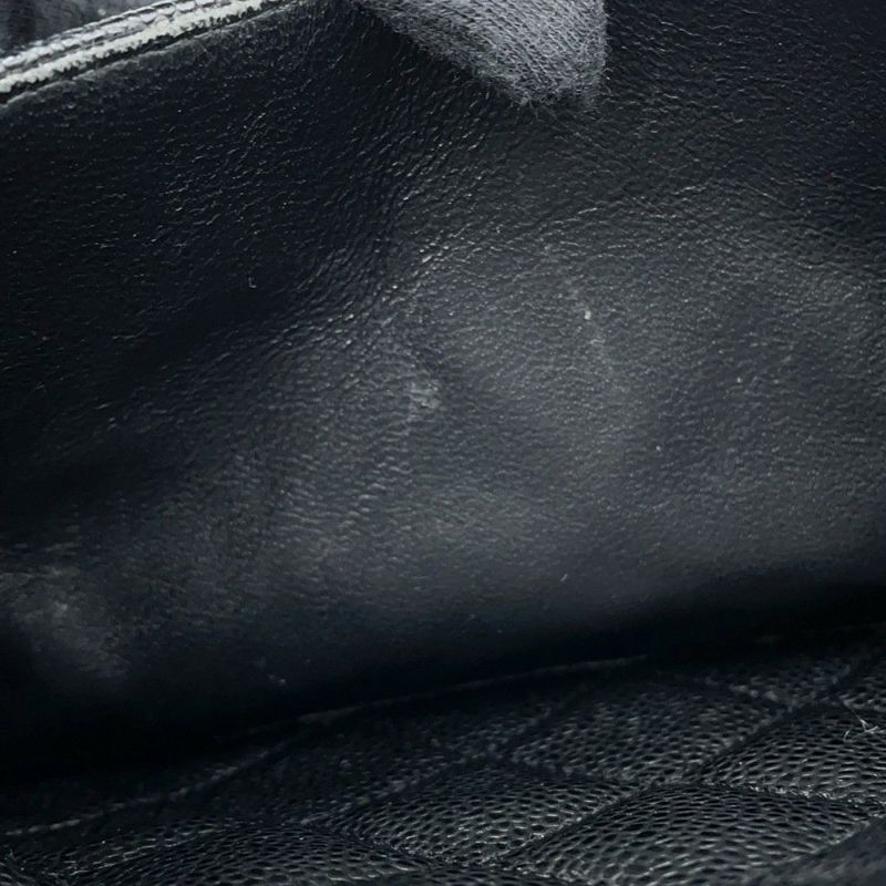 シャネル チェーンショルダーバッグ マトラッセ ココマーク キャビアスキン A20993 CHANEL ワンショルダー 黒