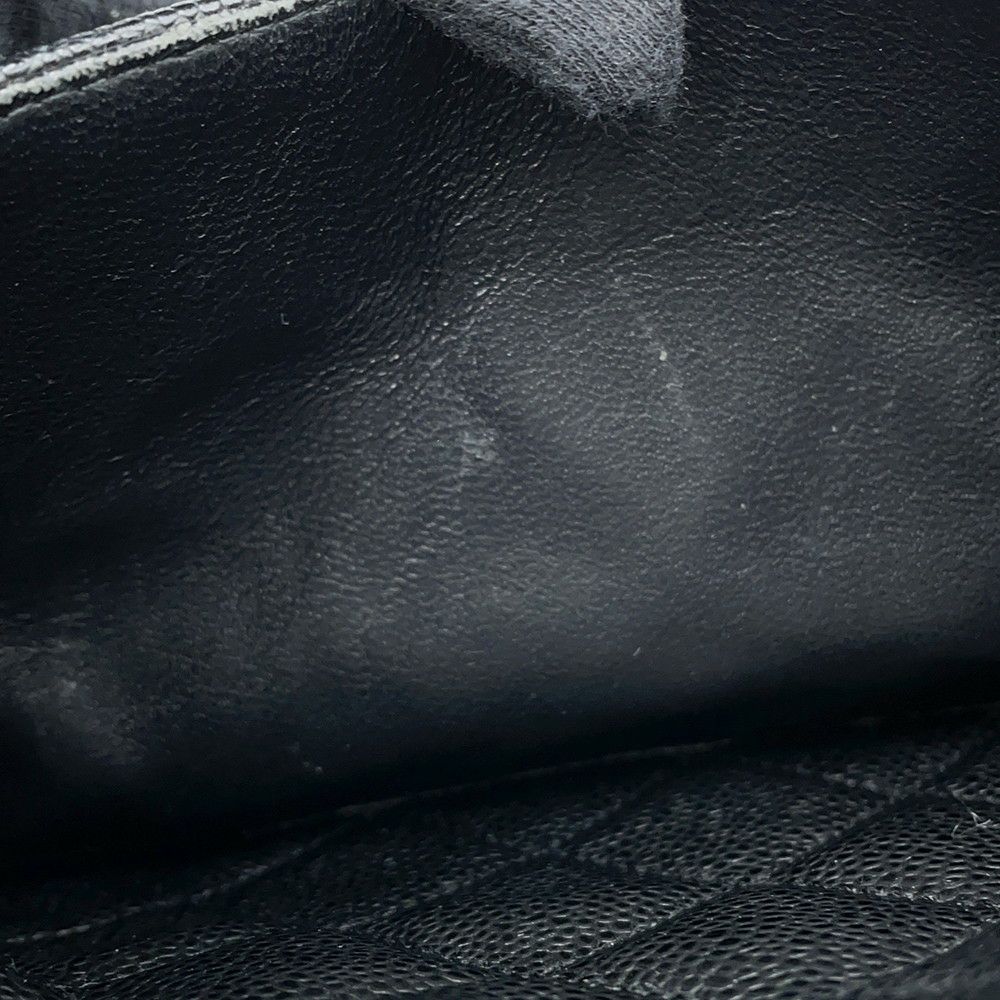 シャネル チェーンショルダーバッグ マトラッセ ココマーク キャビアスキン A20993 CHANEL ワンショルダー 黒