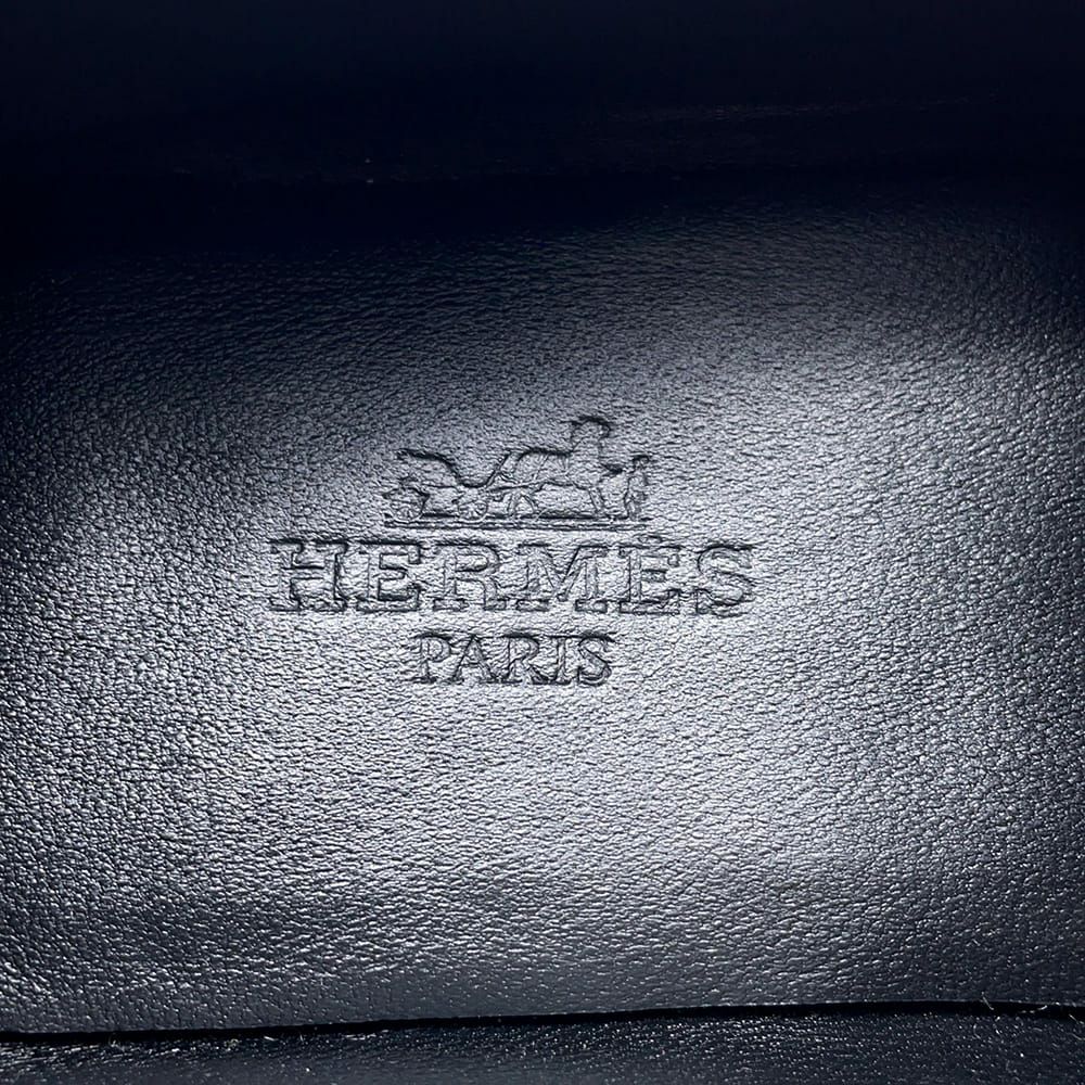 エルメス モカシン オネスト レザー レディースサイズ35 HERMES 靴 黒