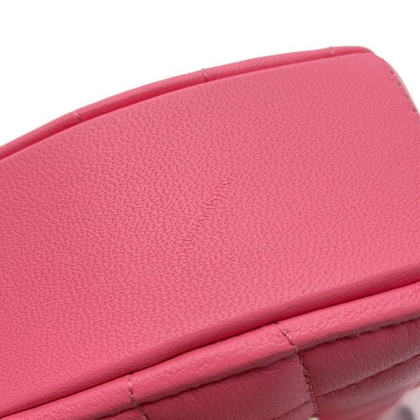 シャネル チェーンショルダーバッグ マトラッセ ココマーク ラムスキン AP2784 CHANEL ポシェット ハート