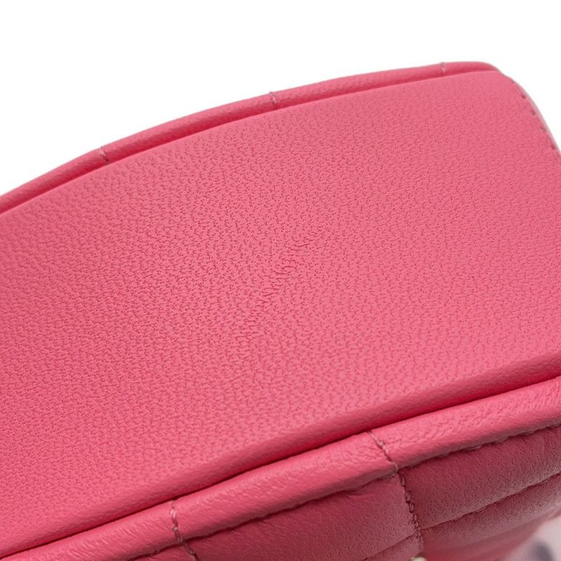 シャネル チェーンショルダーバッグ マトラッセ ココマーク ラムスキン AP2784 CHANEL ポシェット ハート