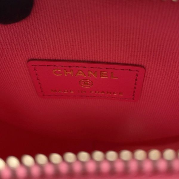 シャネル チェーンショルダーバッグ マトラッセ ココマーク ラムスキン AP2784 CHANEL ポシェット ハート