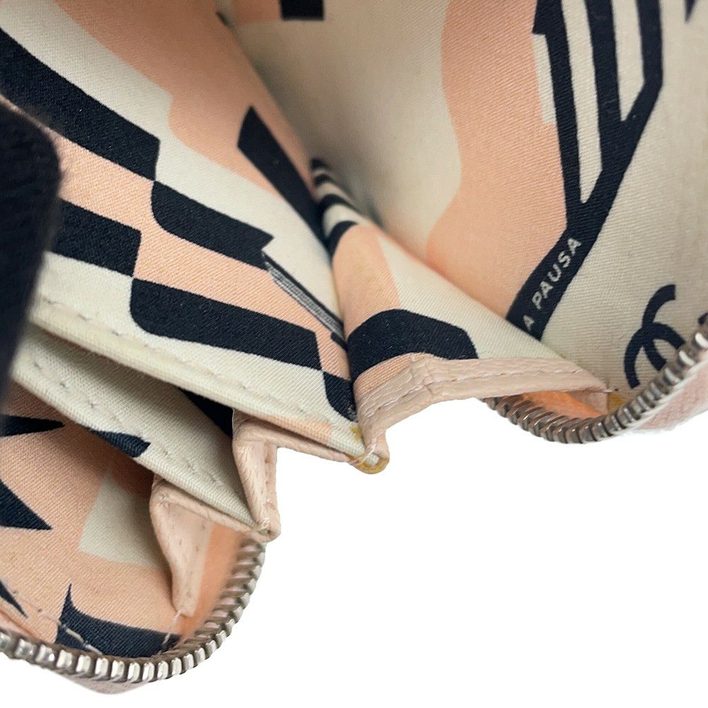 シャネル コインケース ラッキーフラワー ラウンドジップ レザー A81648 CHANEL 財布