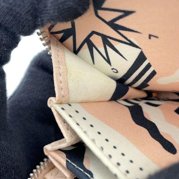 シャネル コインケース ラッキーフラワー ラウンドジップ レザー A81648 CHANEL 財布