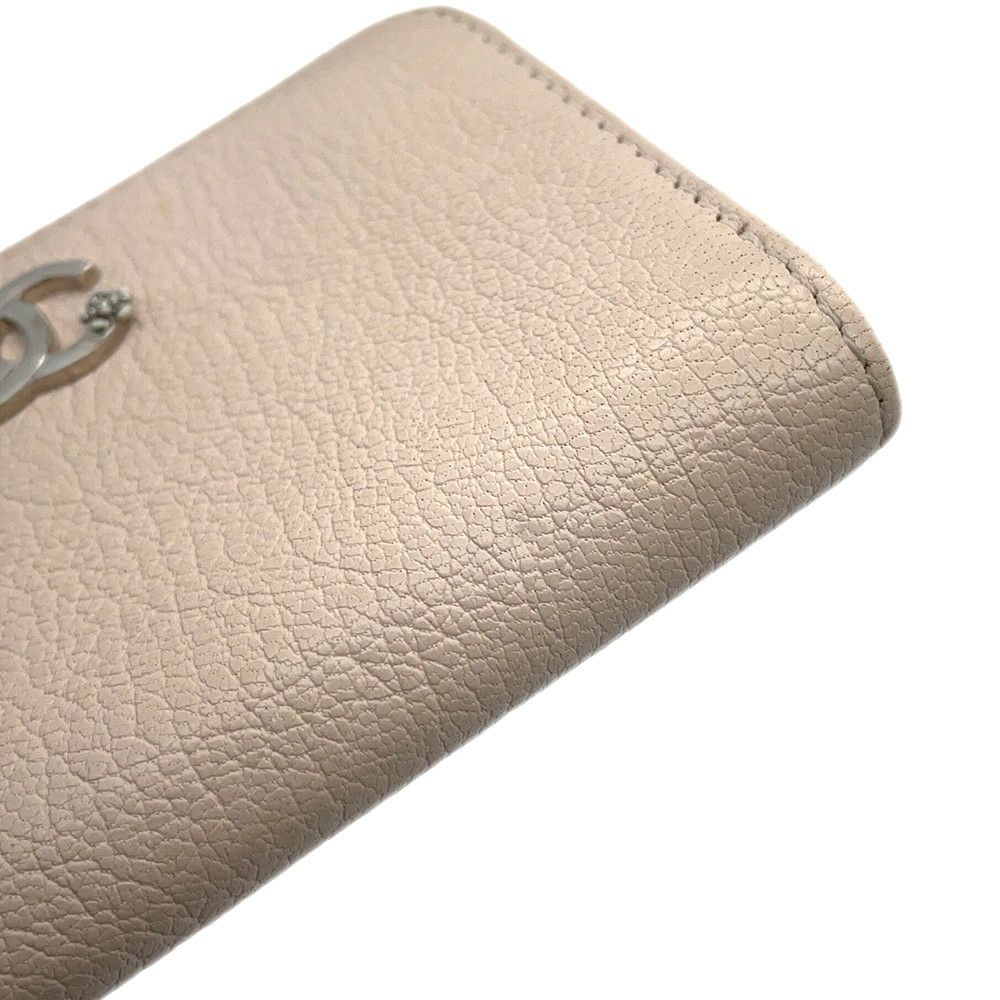 シャネル コインケース ラッキーフラワー ラウンドジップ レザー A81648 CHANEL 財布