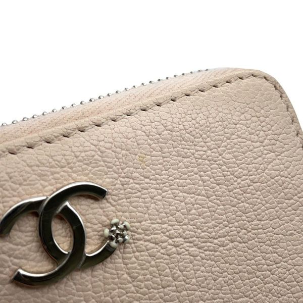 シャネル コインケース ラッキーフラワー ラウンドジップ レザー A81648 CHANEL 財布