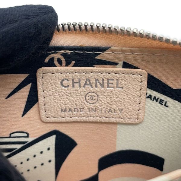 シャネル コインケース ラッキーフラワー ラウンドジップ レザー A81648 CHANEL 財布