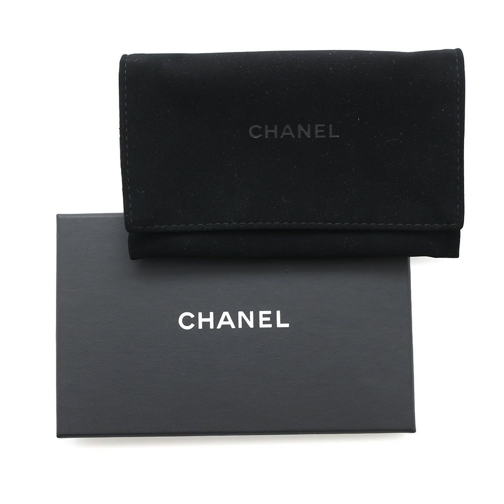 シャネル コインケース ラッキーフラワー ラウンドジップ レザー A81648 CHANEL 財布