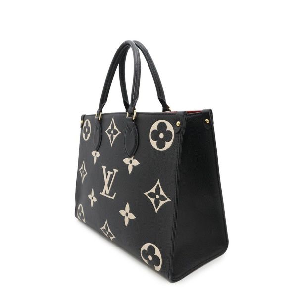 ルイヴィトン トートバッグ モノグラム・アンプラント オンザゴーMM M45495 2way ショルダーバッグ ブラック 黒