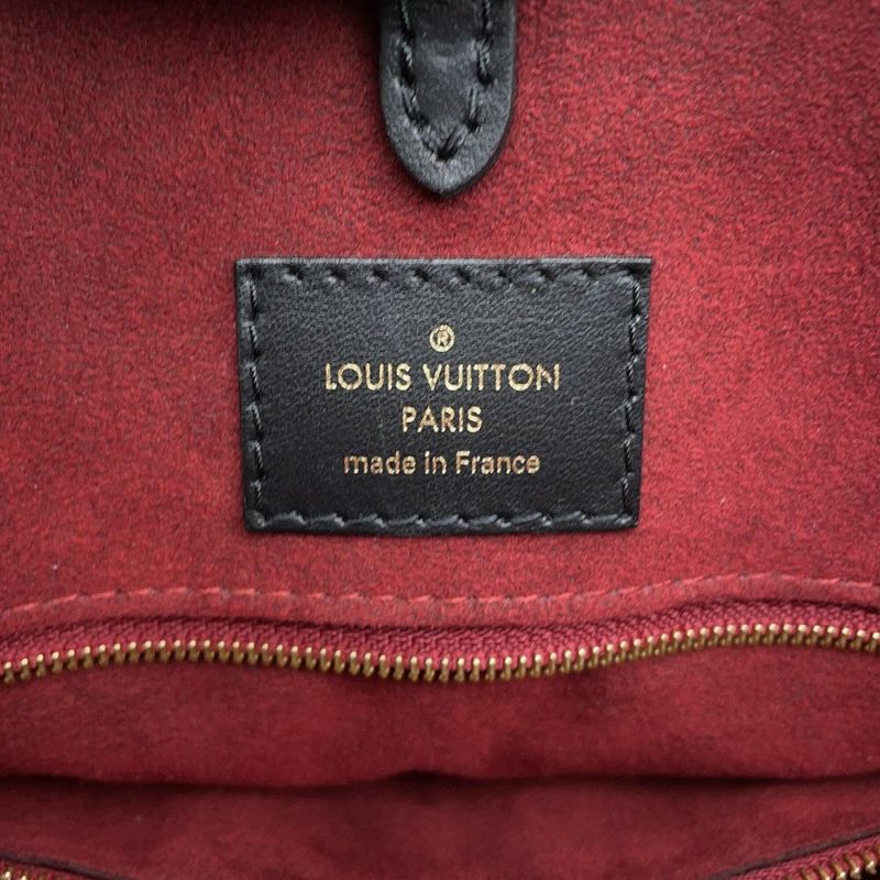 ルイヴィトン トートバッグ モノグラム・アンプラント オンザゴーMM M45495 2way ショルダーバッグ ブラック 黒