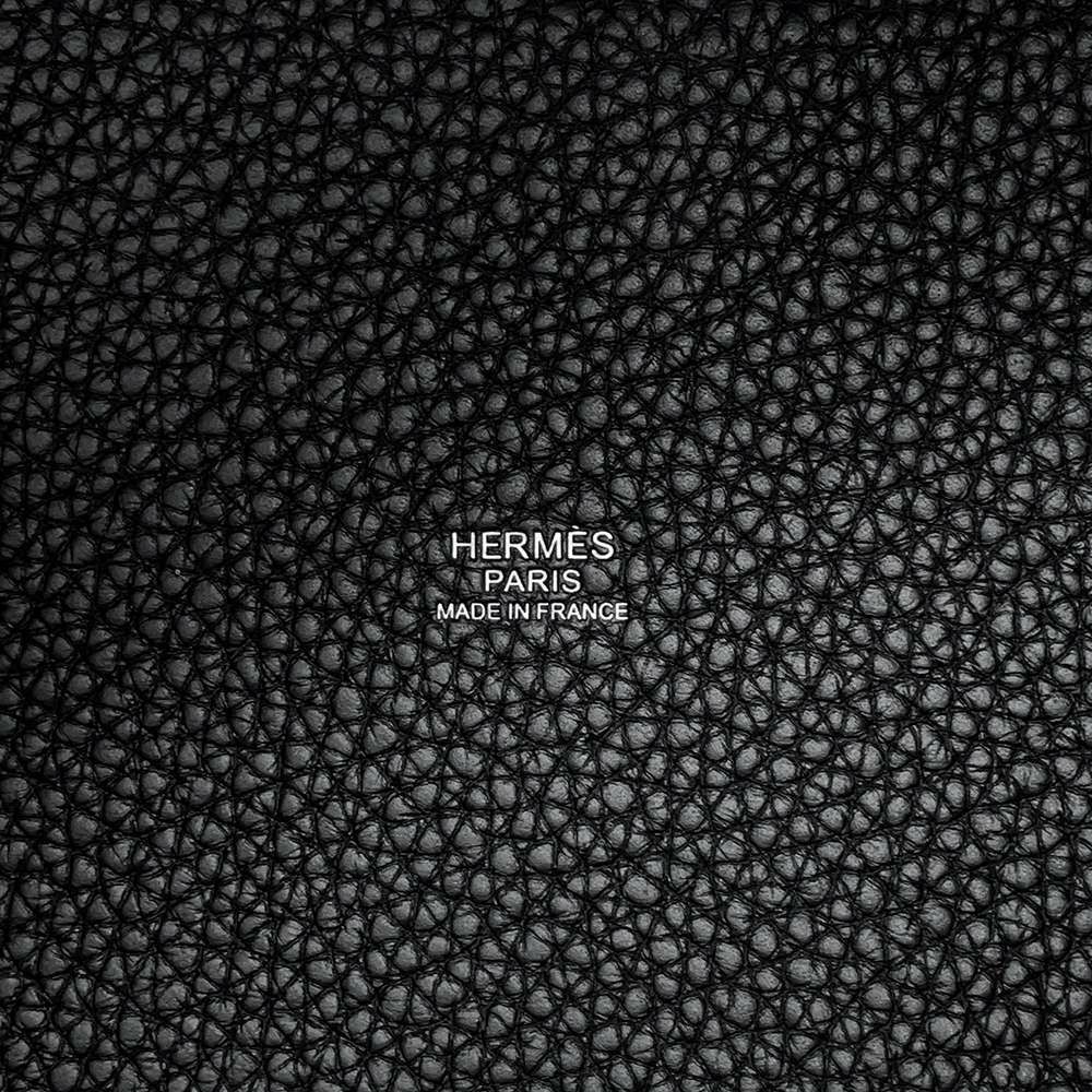 エルメス ハンドバッグ ピコタンロックPM ブラック/シルバー金具 トリヨンクレマンス B刻印 黒