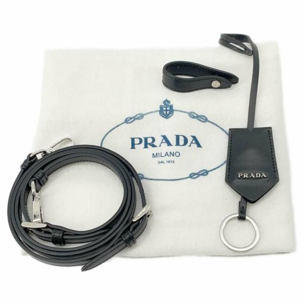 プラダ ハンドバッグ Re-Nylon ロゴ ナイロン 1BA354 PRADA 2way 黒