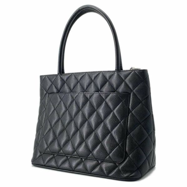 シャネル トートバッグ 復刻トート ココマーク マトラッセ キルティング キャビアスキン A01804 CHANEL 黒