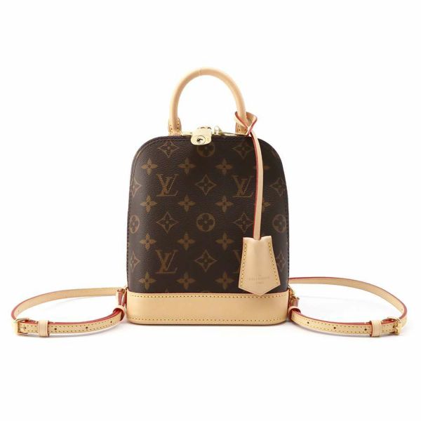 ルイヴィトン リュック モノグラム アルマ・バックパック M47132 LOUIS VUITTON ブラウン