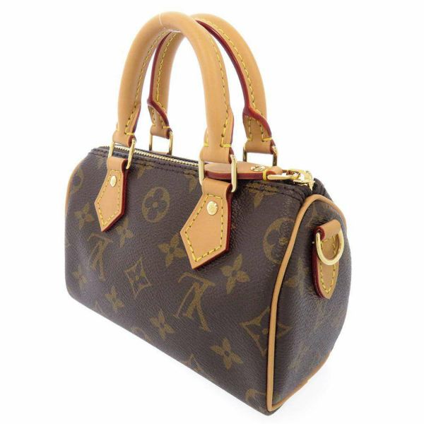 ルイヴィトン ハンドバッグ モノグラム ナノ・スピーディ M81085 LOUIS VUITTON ヴィトン ショルダーバッグ