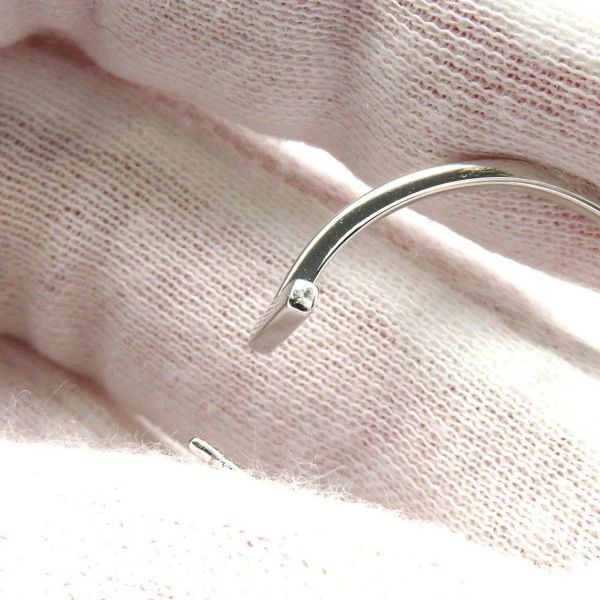 ティファニー ピアス Tフープ Tワイヤー K18WGホワイトゴールド 66964086 Tiffany&Co. ジュエリー