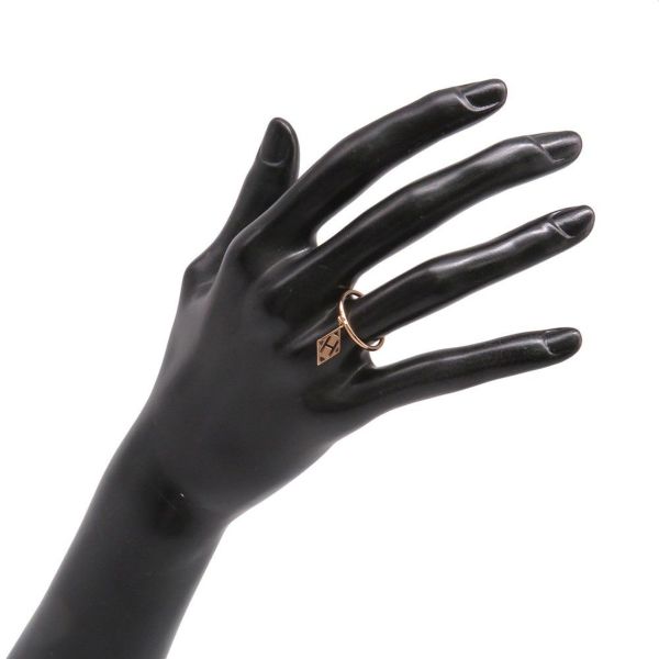 エルメス リング ガンバード Gambade Hロゴ K18PGピンクゴールド リングサイズ51 HERMES 指輪