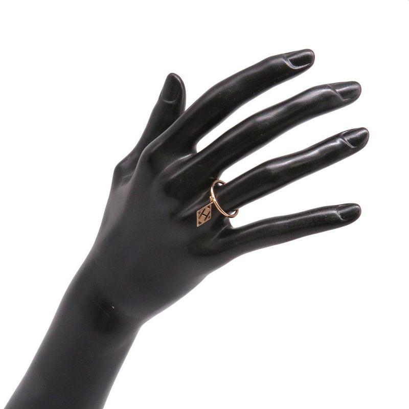 エルメス リング ガンバード Gambade Hロゴ K18PGピンクゴールド リングサイズ51 HERMES 指輪