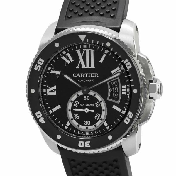 カルティエ カリブル ドゥ カルティエ ダイバー W7100056 Cartier 腕時計 ウォッチ 黒文字盤