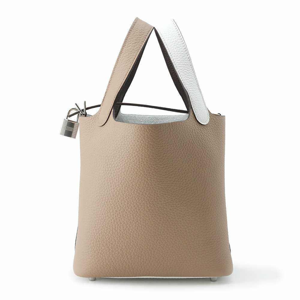 エルメス ピコタンロックPM カザック2 ベージュマルファ/ニュー  