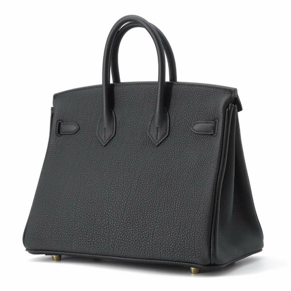 エルメス バーキン25 ブラック/ゴールド金具 トゴ B刻印 HERMES Birkin ハンドバッグ 黒