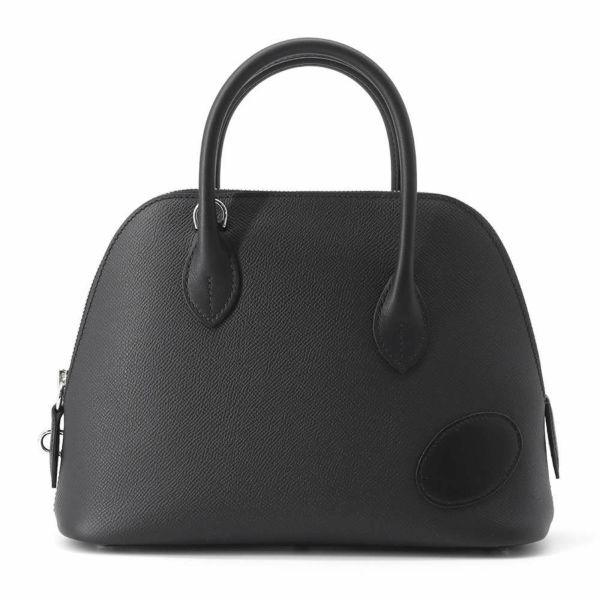 エルメス ボリード1923 25 無秩序 ブラック/シルバー金具 ヴォーエプソン/スイフト B刻印 2way 黒