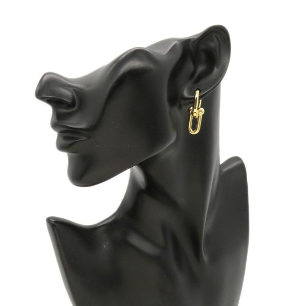 ティファニー ピアス ハードウェア ミディアム リンク ピアス K18YG 73584531 Tiffany&Co. ジュエリー