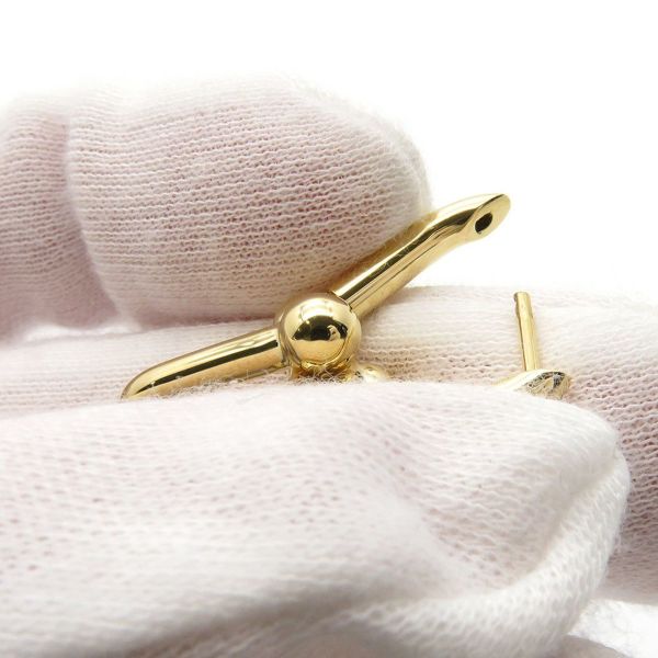 ティファニー ピアス ハードウェア ミディアム リンク ピアス K18YG 73584531 Tiffany&Co. ジュエリー