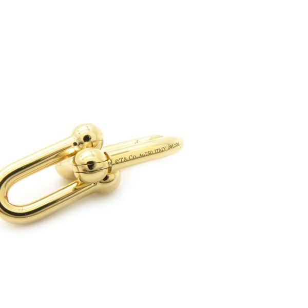 ティファニー ピアス ハードウェア ミディアム リンク ピアス K18YG 73584531 Tiffany&Co. ジュエリー