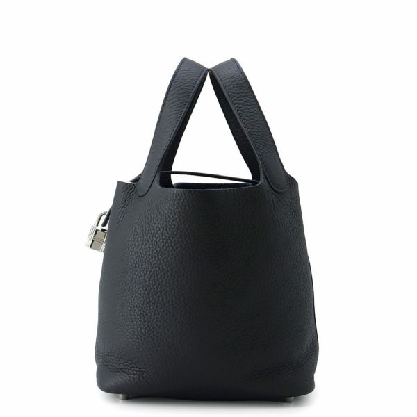 エルメス ハンドバッグ ピコタンロックPM キャバン/シルバー金具 トリヨンクレマンス U刻印