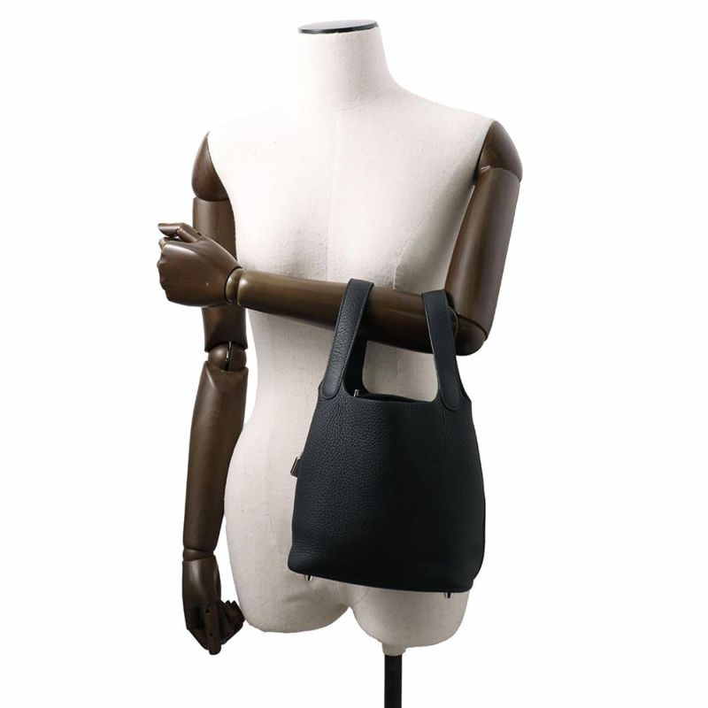 エルメス ハンドバッグ ピコタンロックPM キャバン/シルバー金具 トリヨンクレマンス U刻印