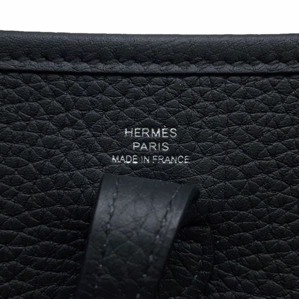 エルメス エブリンTPM アマゾン ブラック/シルバー金具 トリヨンクレマンス K刻印 黒