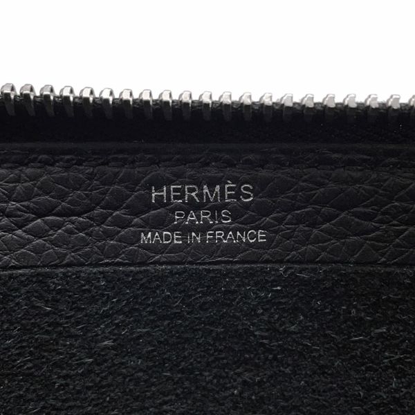 エルメス クラッチバッグ カバ ヴェルティージュ 30 ブラック/シルバー金具 トゴ Y刻印 メンズ 黒