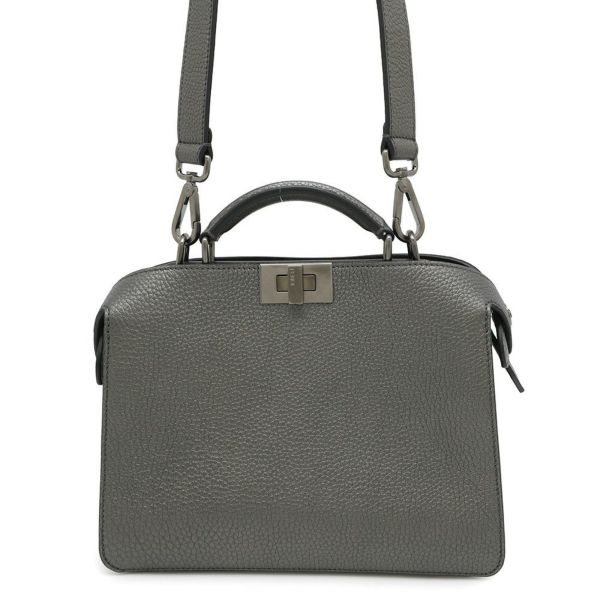 フェンディ ハンドバッグ ピーカブー アイシーユー ミニ レザー 7VA530 FENDI 2way