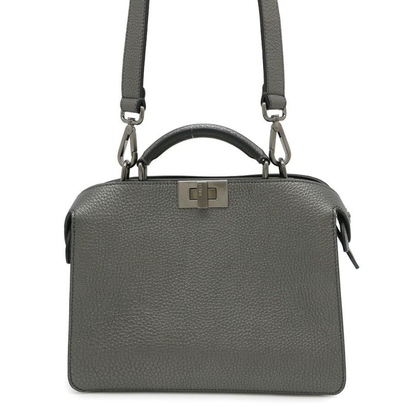 フェンディ ハンドバッグ ピーカブー アイシーユー ミニ レザー 7VA530 FENDI 2way