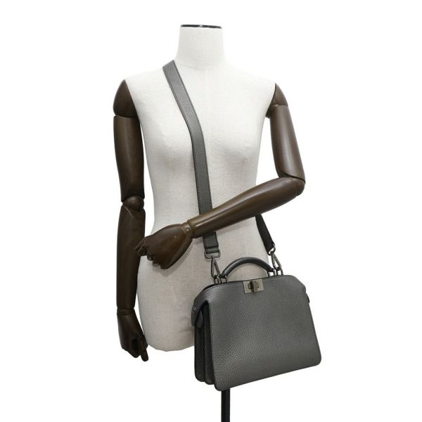 フェンディ ハンドバッグ ピーカブー アイシーユー ミニ レザー 7VA530 FENDI 2way