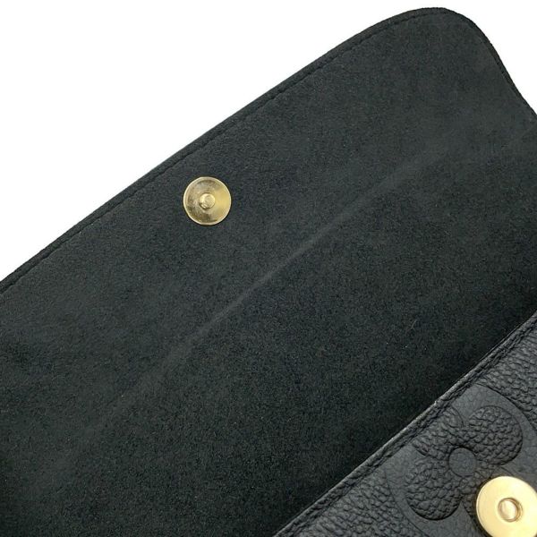 ルイヴィトン チェーンウォレット モノグラム・アンプラント ウォレット オン チェーン・アイビー M82154 黒 ブラック 2way