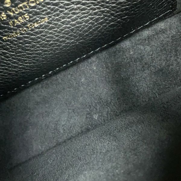 ルイヴィトン チェーンウォレット モノグラム・アンプラント ウォレット オン チェーン・アイビー M82154 黒 ブラック 2way