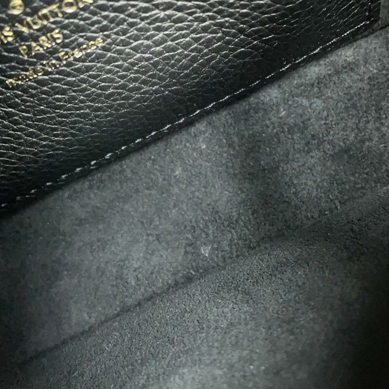 ルイヴィトン チェーンウォレット モノグラム・アンプラント ウォレット オン チェーン・アイビー M82154 黒 ブラック 2way