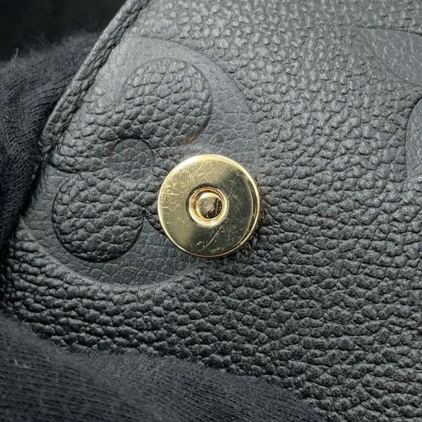 ルイヴィトン チェーンウォレット モノグラム・アンプラント ウォレット オン チェーン・アイビー M82154 黒 ブラック 2way