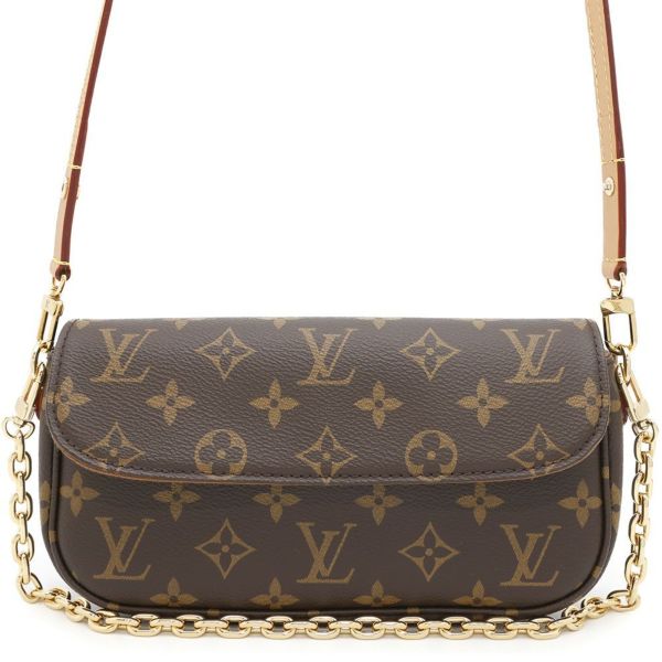 ルイヴィトン チェーンウォレット モノグラム ウォレット オン チェーン・アイビー M81911 LOUIS VUITTON 2way