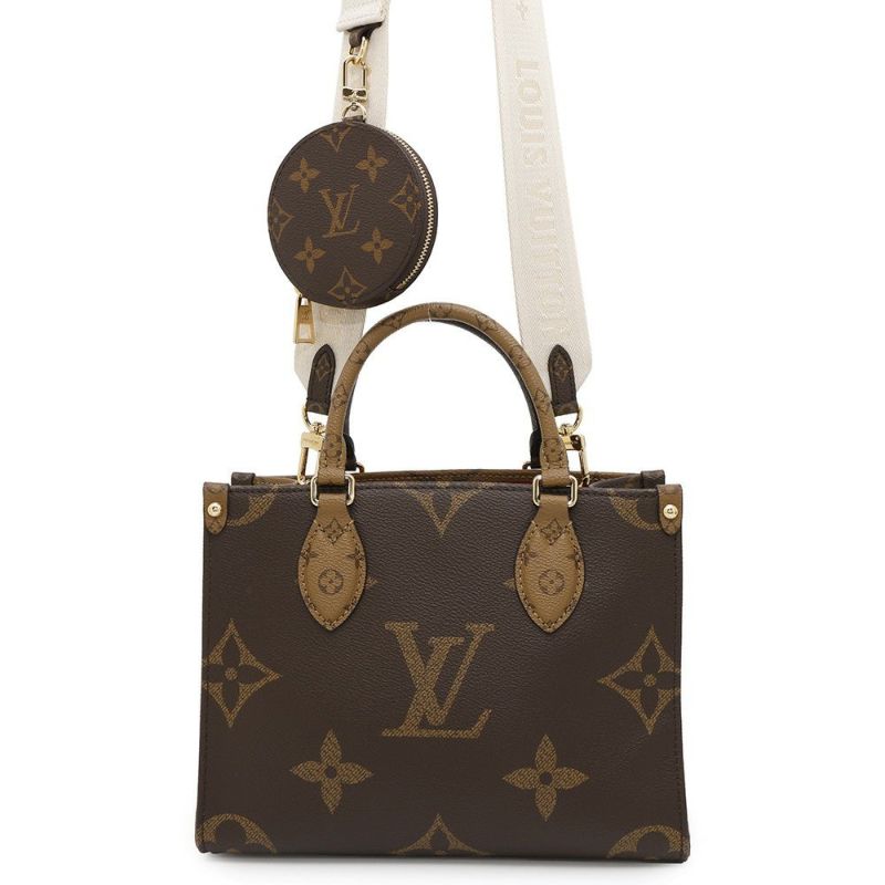 ルイヴィトン ハンドバッグ モノグラム・リバース ジャイアント オンザゴーPM M46373 2way
